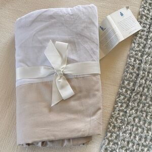 Pottery Barn Crib skirt NWT